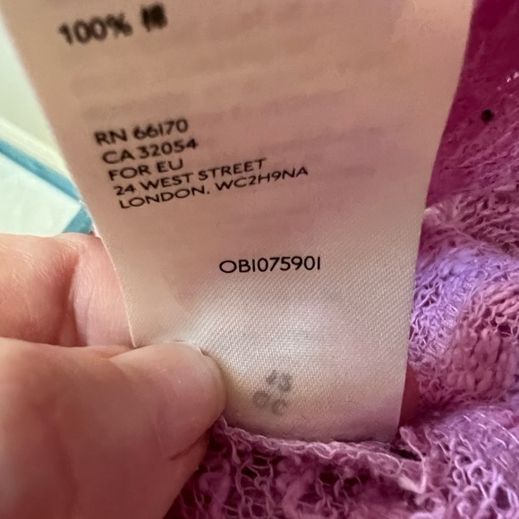 We The Free Ocean Air Hacci Sweater in Magenta Magic - Picture 9 of 11